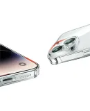 ALittleFlower Transparent Ultra-thin Shockproof Soft Case for Apple iPhone 12 Mini, Clear Lens Full Coverage Protective Cover for Men and Women, Simple Design