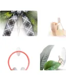 3M Transparent Hooks, No Drilling Required, Adhesive Hooks without Residue Or Wall Damage, Designed for Home Use, 2 Pieces