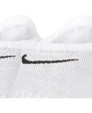 NIKE Men's Socks, Quick-Drying Breathable Sports Socks, Boat Socks Three-Pair Pack SX7678-100 White M