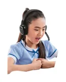 EDIFIER USB K815 Over-Ear Wired Headphones for Computer And Laptop, Gaming Headphones, Online Education Listening And Speaking Headset, Black