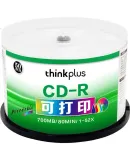 Lenovo CD-R Blank Discs/Recordable Discs 52x 700MB Office Series Bulk Pack of 50 Printable