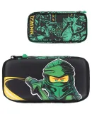 LEGO Pencil Case, Student Stationery Box, 3D Double-Layer Large Capacity Hard Shell Pencil Pouch, Wear-Resistant Ninja Lloyd, Male Green, 20027