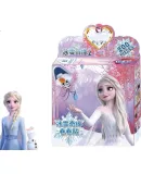 Disney [800 Stickers] Children's Cartoon Sticker Toy, Portable Pull-Out Laser Shooting Roll-Up Sticker, Reward Sticker, Small Gift Box Toy, Girls' Birthday Toy Gift, Children's Day Gift