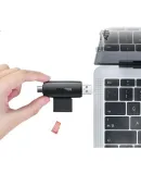 UGREEN USB/Type-C Card Reader 3.0 High-Speed SD/TF Multi-Functional Compatible with Computers, Phones (Apple 16/15/iPad), Supports Camera, Surveillance Recorder Memory Cards