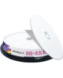 Lenovo DVD+R DL Blank Discs/Recordable Discs, 8x Speed, 8.5GB, Domestic Production Archive Series, 10 Pieces in A Barrel, Single-Sided Double-Layer, Printable