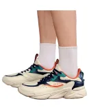 361° Men's Sports Shoes, Winter Leather Upper, Retro Lightweight Thick-Soled Casual Dad Shoes, Warm Footwear for Men, 672036763-3