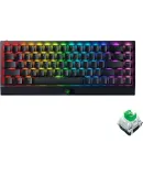 Razer BlackWidow V3 Mini Wireless Spectre Keyboard, Mechanical Gaming Keyboard, 68 Keys, Wireless Bluetooth Wired Keyboard, RGB Lighting Effects, Green Switches
