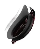 Li-Ning (LI-NING) Li-Ning Swimming Goggles, High-Definition Anti-Fog, Large Frame for Myopia, Waterproof Diving Goggles for Men, Women, Adults And Children, LSJL623-10 Jujube Red, 450 Degrees