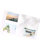 TaTanice Photo Album, 6-Inch Laminated Album with 200 Pages, Photo Organizer, Memory Book, Baby Growth Record Album - Hello - Old Time Photo Book
