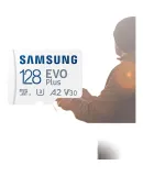 SAMSUNG (SAMSUNG) 128GB TF (MicroSD) Memory Card EVO White Card U3A2V30 Internal Memory Card for Phones, Tablets, Switch Game Consoles Supports 4K Video Read Speed: 160MB/s