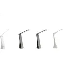 Midea LED Folding Desk Lamp for Home Use, Rechargeable Dorm Bedroom Bedside Lamp, Student Study Desk Reading Light, Camping Lanter