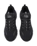 Skechers Autumn And Winter Fleece-Lined Classic Low-Top Shoes for Men And Women, Couples Casual Shoes, Sneakers, Dad Shoes 666063 BBK All Black 41.5