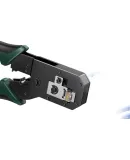UGREEN Network Cable Crimper, Ethernet And Telephone Cable Crimping Tool, 6P/8P Dual-Use Multifunctional Labor-Saving Wire Stripper And Cutter, RJ45 Connector Crimping Tool, 70683