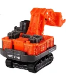 Tomica TOMY alloy car model toy red and white box No. 25 engineering vehicle Hitachi construction machinery excavator 158264