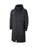 NIKE Men's Autumn And Winter Long Cotton Jacket, Windproof And Warm, Commuter Coat Jacket CW6767-010 Black XL