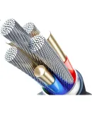 Baseus Type-C Data Cable, Compatible with 100W/66W Huawei Charging Cable, 6A Fast Charging Cable for Mate70Pro/P60, Honor Android Xiaomi, 1.2 Meters Black