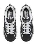 Skechers Women's Sneakers, Retro Fashion Dad Shoes, Classic Panda Shoes, 66666179 BKW Black/white, Size 36