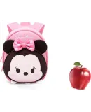 Disney (Disney) Song Song Kindergarten Children's Backpack, for Ages 2-5, Cute Anti-Lost Travel Backpack, ST80082 Minnie Red