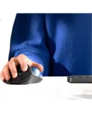 Logitech ERGO M575 Wireless Bluetooth Mouse, Ergonomic Trackball for Office, Laptop Home Mouse, Business Edition, Graphite Black