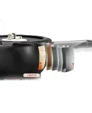 TIGER Rice Cooker Pro Smart Pressure IH Japanese Imported Earthenware Coated Pressure Rice Cooker for 2-3 People, Dark Brown, 3L JPT-H10C