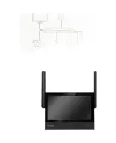 TP-LINK Wireless WiFi Visual Host, 7-Inch HD Monitoring Display, for Home And Shop Use with 4-Channel Camera Connection, Compatible with Visual Doorbell/camera, DP1s