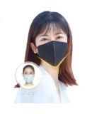 3M Activated Carbon Black Mask, 3D Shaped, Individually Wrapped, Disposable Adult Mask, Protects Against Formaldehyde, Odors, UV Radiation, And Bacteria, Filtration Efficiency ≥95%