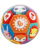 Fisher-Price Children's Soccer Ball, Baby Pat Ball, Fitness Toy Ball, 15cm Kindergarten Inflatable Ball, Birthday Gift