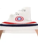 Disney Children's Mid-Calf Socks, Boys' Long Socks, Girls' Spring And Autumn White Long Socks, Summer Thin Soccer Socks, Baby High Socks