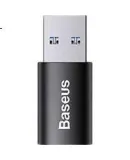 Baseus USB to Type-C Adapter, Computer USB Male to Type-C Female Fast Charging Converter, Compatible with Huawei Laptops And Xiaomi Phones, Black