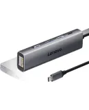 Lenovo Type-C Expansion Dock, Gigabit Ethernet Port Converter, USB-C to RJ45 Wired Network Adapter, Laptop Converter, USB 3.0 Hub, Expansion Device