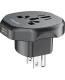 PHILIPS Multi-Country Universal Travel Socket, US Standard Adapter Plug, Socket Converter, Suitable for USA, Canada, Japan, Philippines, Thailand