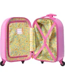 Samsonite (Samsonite) Luggage, 16-Inch Suitcase, Pink Rabbit Design, Children's Travel Case, U22 Zipper Suitcase, Carry-On Luggage