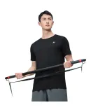 XTEP Men's Sports Short-Sleeve T-Shirt, Summer Quick-Dry Men's Clothing, Ice Silk Top, Outdoor Training, Student Gift for Dad