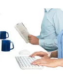 Logitech MK295 Wireless Keyboard And Mouse Combo, Office Keyboard And Mouse Set, Quiet Keyboard And Mouse Set, Full-Size, with Wireless 2.4G Receiver, White