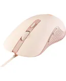 HP M280 Mouse Wired Gaming Mouse with RGB Lighting for E-Sports, Laptop And Desktop Mouse, PUBG Mouse, Milk Tea Color, Quiet Operatio