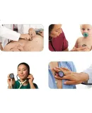 3M Dual-Sided Medical Stethoscope Third Generation Professional Medical Student Home Use Pediatric Fetal Heart Pregnancy Adult Model 5620 Knight Black Made in USA