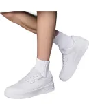 361° Men's Sports Shoes, Autumn And Winter Student Retro Thick-Soled Heightening White Casual Sneakers for Men, 672426615-1