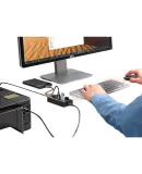 UGREEN USB Hub, High-Speed Expansion with 7 Ports 2.0, HUB Splitter Extension Cable, Desktop Laptop Expansion Dock with One-To Multi-Port Converter And Power Supply Port