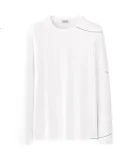 MiiOW Heavyweight Xinjiang Long-Staple Cotton Men's T-Shirt Autumn Winter New Casual Versatile Long Sleeve Base Shirt Sports Sweatshirt Men