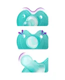 PHILIPS Pacifier for 0-6 Months, Anti-Colic, Newborn All-Silicone Integrated Design, Same As Celebrity Endorsed Model