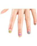 Disney Children's Nail Stickers [20 Pieces], Cartoon Tattoo Stickers, Girls' Nail Art Stickers, Sticker Toys, Birthday Gift