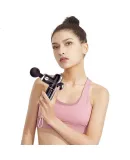 Li-Ning Mini Massage Gun for Home Use, Pocket-Sized Fitness And Sports Training Deep Tissue High-Frequency Vibration Fascia Device, Starry Sky Silver