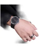 Calvin Klein CK Watch, Simple Leather Strap, Fashionable Quartz Men's Watch, Birthday Gift for Men, 25200050