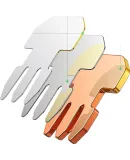 UGREEN Category 7 Shielded RJ45 Connectors, Gigabit Network Plugs, 50U Gold-Plated Professional Grade RJ45 Computer Network Cable Connectors, CAT7 Two-Piece Connectors, 10 Pieces, 50634