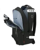 UNIVERSITY OF CAMBRIDGE British Cambridge Middle School Student Backpack for Boys, Large Capacity Lightweight Shoulder Bag for High School Students CA325 Black