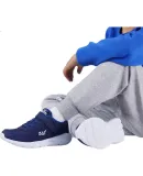 361° Boys' Running Shoes, Big Kids' Sports Shoes, Breathable And Comfortable Spring And Autumn Running Shoes, Navy Blue, Size 39