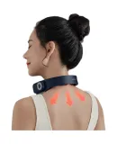 PHILIPS Neck Massager, Dual-Frequency Pulse Shoulder And Neck Massager, Relaxing Wireless Remote Control, Portable, Gift for Boyfriend, Girlfriend, Parents, Holiday And Birthday Present, 3303N Blue