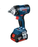 BOSCH Electric Impact Wrench, High Torque for Loosening And Installation, 18V Lithium Battery, 400 Nm, GDS18V-400, 5.0Ah Single Battery