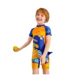 361° Children's Swimsuit, Boys' Summer One-Piece Square-Leg Cartoon Cute Swimwear, for Young And Older Children, Baby Hot Spring Swimwear