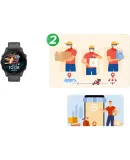 Garmin Forerunner 255 Professional Running Outdoor Sports Smartwatch Multi-Star Positioning Heart Rate Blood Oxygen Mystery Gray